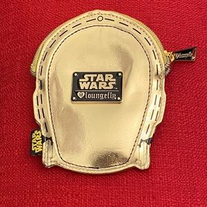 Star Wars C3PO Gold Metallic Coin Bag Change Purse